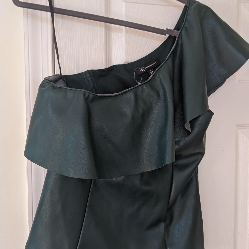 INC new off shoulder vegan leather